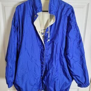 Vintage Climate Zone Reversable Jacket-Blue/White-Men's LG‎